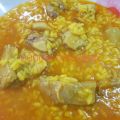 Arroz caldoso con costillas en Thermomix