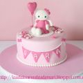 Tarta Hello Kitty angelito