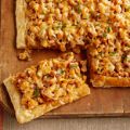 Tarta cremosa de camarones al chipotle