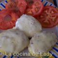 Patatas rellenas de Bechamel y Cordero