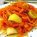 Asado de zanahorias y naranja