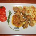 Costilla de cerdo con tiburones (pasta)