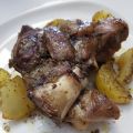 CODILLOS DE CERDO AL HORNO CON PATATAS
