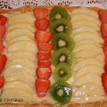Tarta de hojaldre con frutas