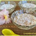 Natillas de coco