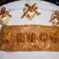 Turrón de nata-nueces