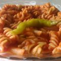 Macarrones salsa de tomate picante