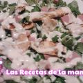 Receta de ensalada de pollo y canonigos