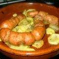 Criollos con patatas al horno