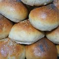 Pan de hamburguesa o bollos para las excursiones