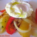 PATATAS CON CEBOLLA Y PIMIENTOS A LA MANTEQUILLA