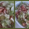 Ensalada con almendras picadas