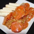 Aliño de zanahorias, con atún.
