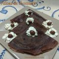 Filloas de chocolate