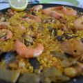 Paella valenciana mixta