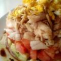 Receta de Timbal de atún, aguacate y tomate