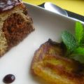 Bizcocho de plátano y chocolate