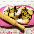 Hojaldres de plátano y dulce de leche