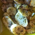 Patatas asadas con ajo y perejil