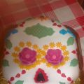 Calavera Mexicana de fondant