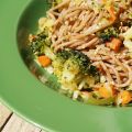 Spaghetti con brócoli y Garam Masala