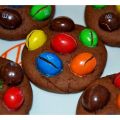 Cookies de chocolate con M&M's