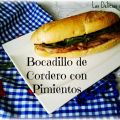 Bocadillo de Cordero con Pimientos