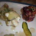 LUBINA ENVUELTA EN CALABACIN CON BECHAMEL Y[...]