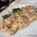CHAMPIÑONES A LA CREMA