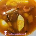 Receta de sopa de marisco