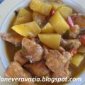 PATATAS GUISADAS CON POLLO