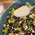 ENSALADA CON BROCOLI, ARANDANOS YAGUACATE