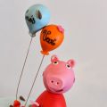Tarta Peppa Pig para unas gemelas muy dulces.