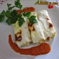 CANELONES RELLENOS DE BRANDADA DE BACALAO