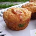 MUFFINS DE ALBAHACA Y PEPPERONI