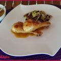 Pollo con horchata