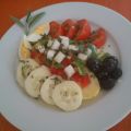 Ensalada campera con vinagreta de salvia.