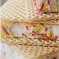 Funfetti Cake Batter Ice Cream Sandwiches