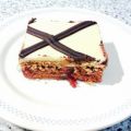 Tarta de galletas con chocolate blanco
