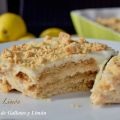 TARTA DE GALLETAS Y LIMÓN