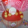 Dripcake choco blanco