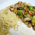 FIDEOS CHINOS CON TOFU Y VERDURAS