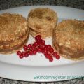 Tatín de plátano con galleta