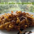 Fideuá de pollo de corral y zamburiñas en salsa[...]