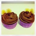 Cupcake de plátano con Nutella