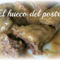 Carrilleras con salsa de piña.