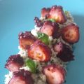 Pulpo con Cuscús de Coliflor