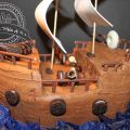 Tarta Barco Pirata. Para el Príncipe de mi Casa