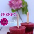 Berries layer popsicles