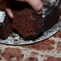 Postre: pastel de vino tinto y especies